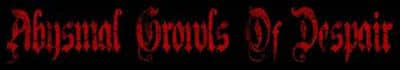 ABYSMAL GROWLS OF DESPAIR logo